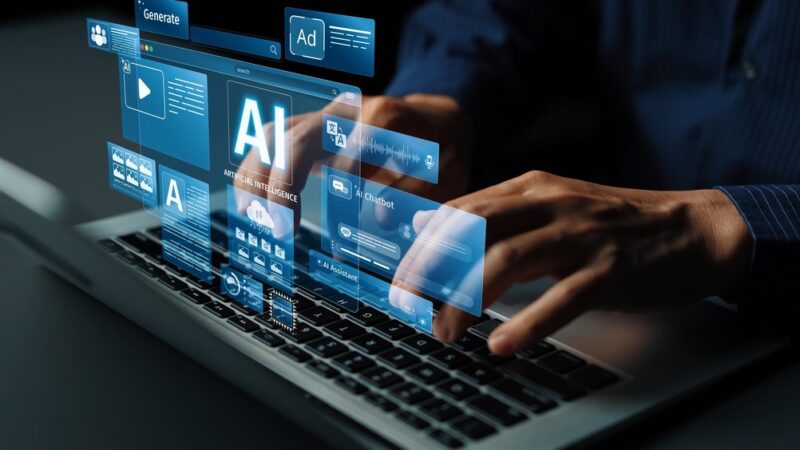 Ai,Assistant,Brain,Processor,With,Llm,Technology,,Big,Data,,Machine